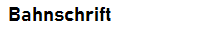 Bahnschrift