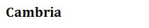 Cambria