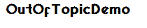 OutOfTopicDemo