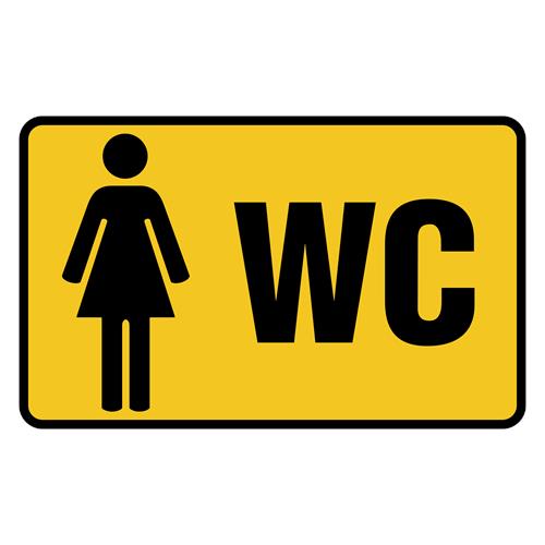 Kvindetoilet Skilt