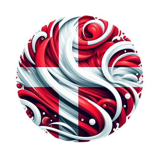 Kreativ dansk flagdesign